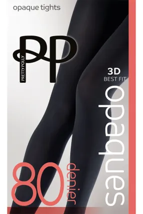 80 DENIER 3D OPAQUE TIGHTS