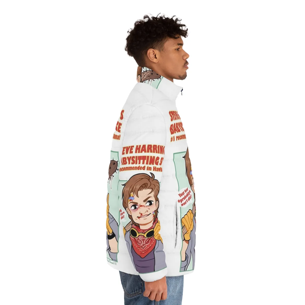 '80s-Inspired Steve Harrington Puffer Jacket: Babysitting in Style