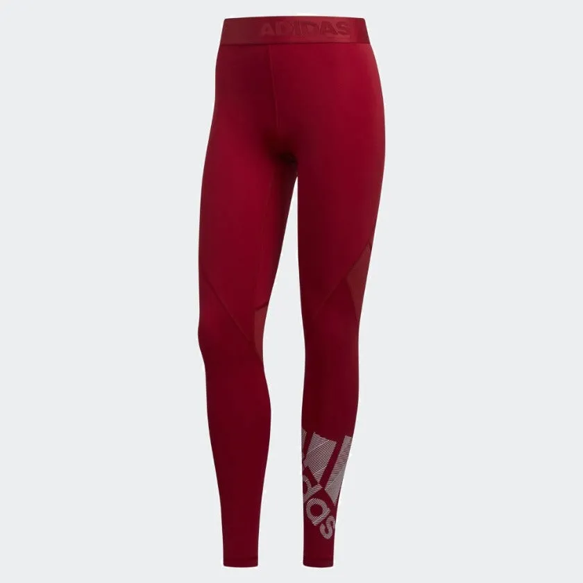 Adidas Women's Alphaskin Badge Sports Leggings FJ1960