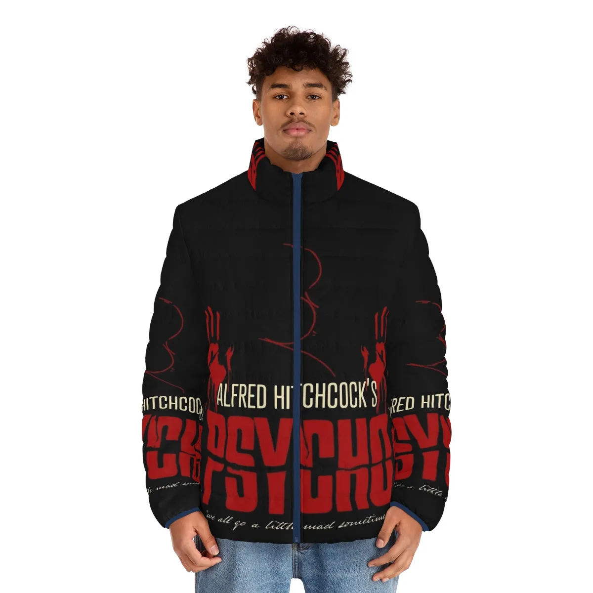 Alfred Hitchcock Psycho Puffer Jacket 2 - Iconic Movie-Inspired Outerwear