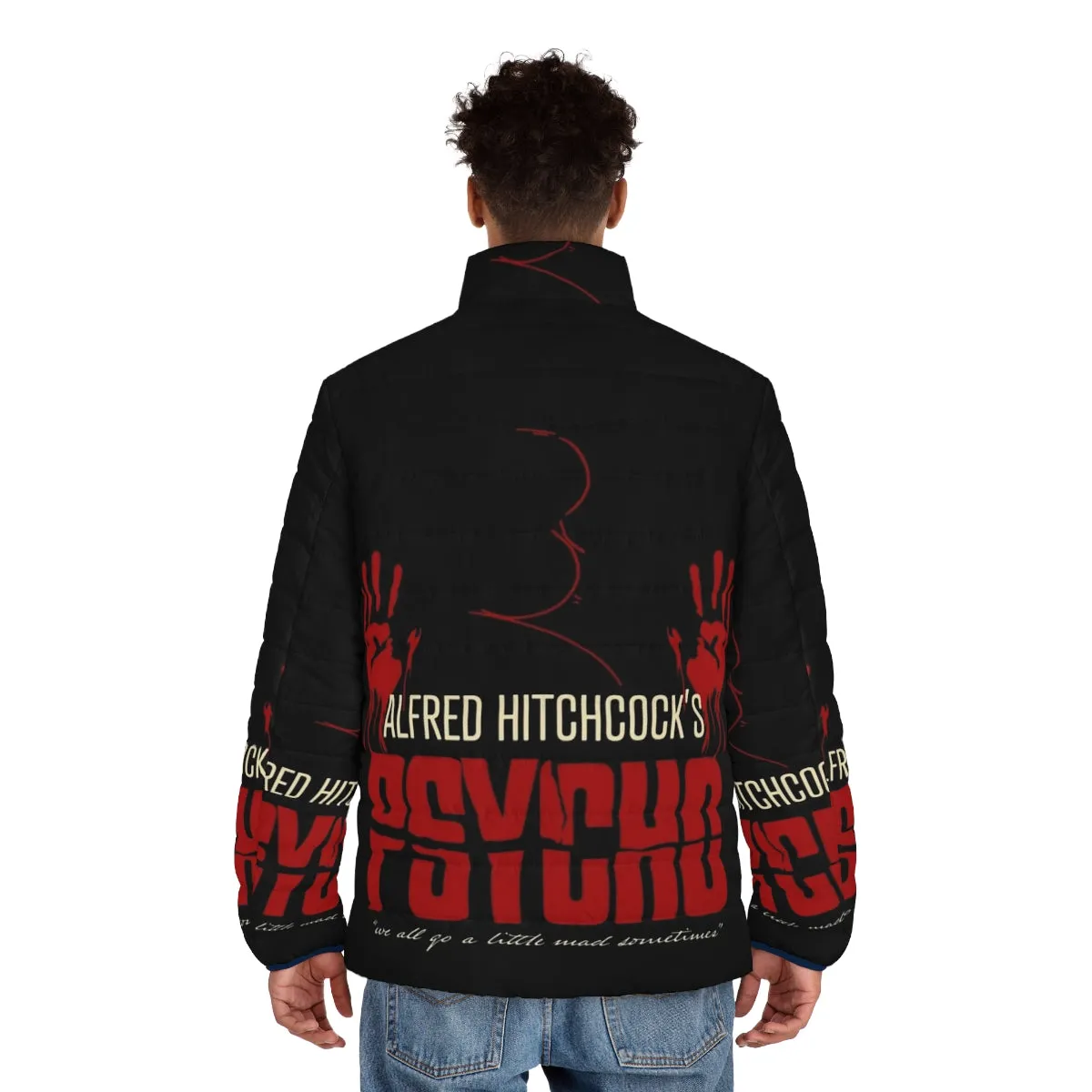 Alfred Hitchcock Psycho Puffer Jacket 2 - Iconic Movie-Inspired Outerwear