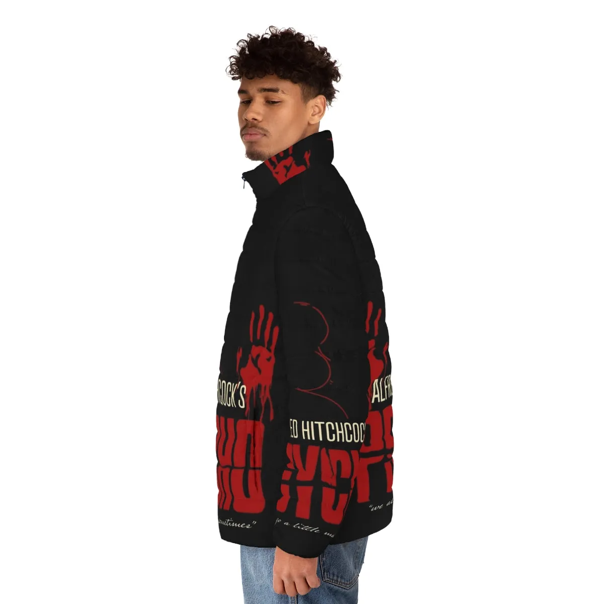 Alfred Hitchcock Psycho Puffer Jacket 2 - Iconic Movie-Inspired Outerwear