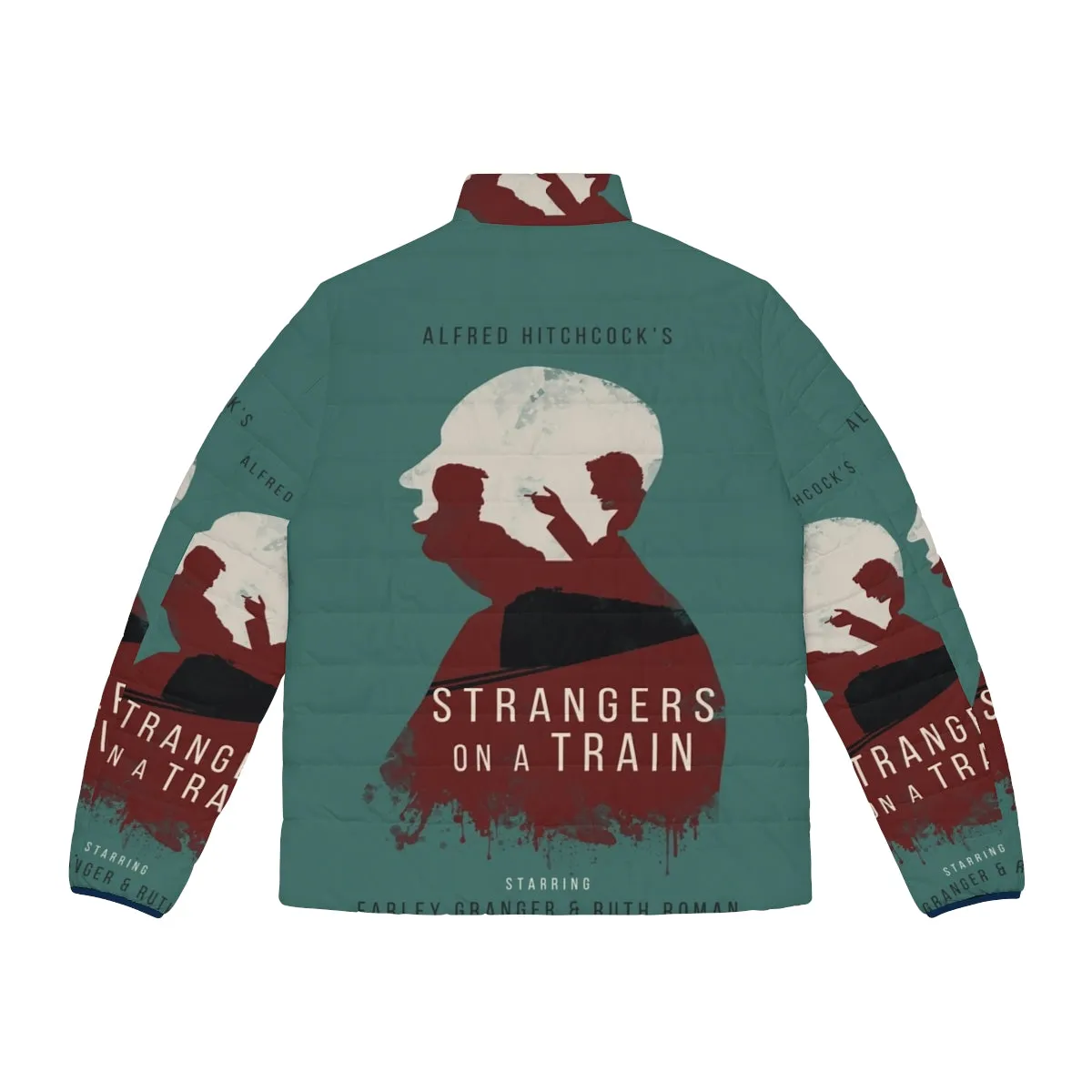 Alfred Hitchcock's Strangers on a Train Puffer Jacket - Classic Movie Inspired