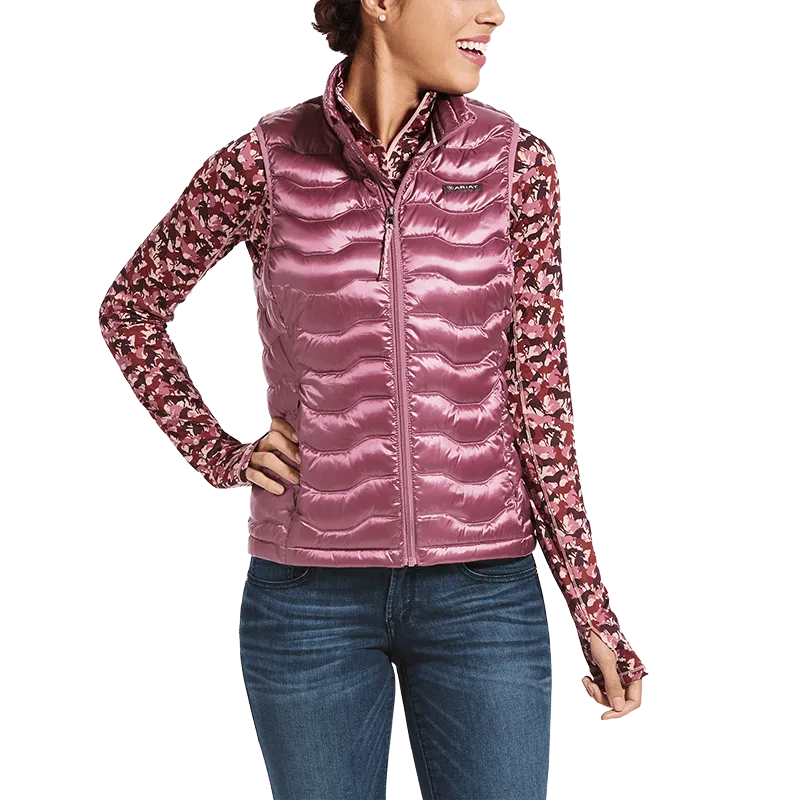 Ariat Women's Ideal 3.0 Down Insulated Rose Cocoa Vest