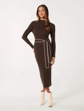 Ariella Petite Knit Midi Dress