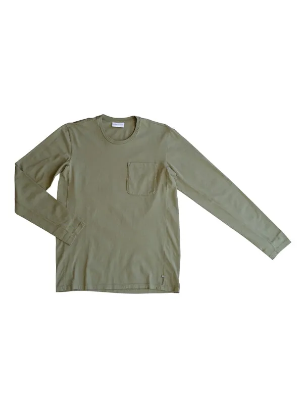 Avant Long Sleeve Tee: Military Green