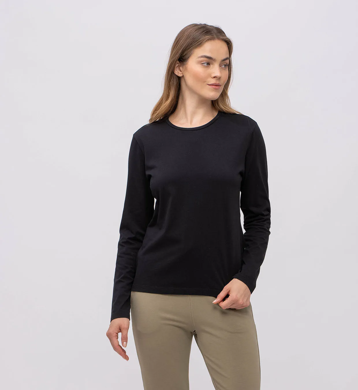 Basic Nicky Long Sleeve Top