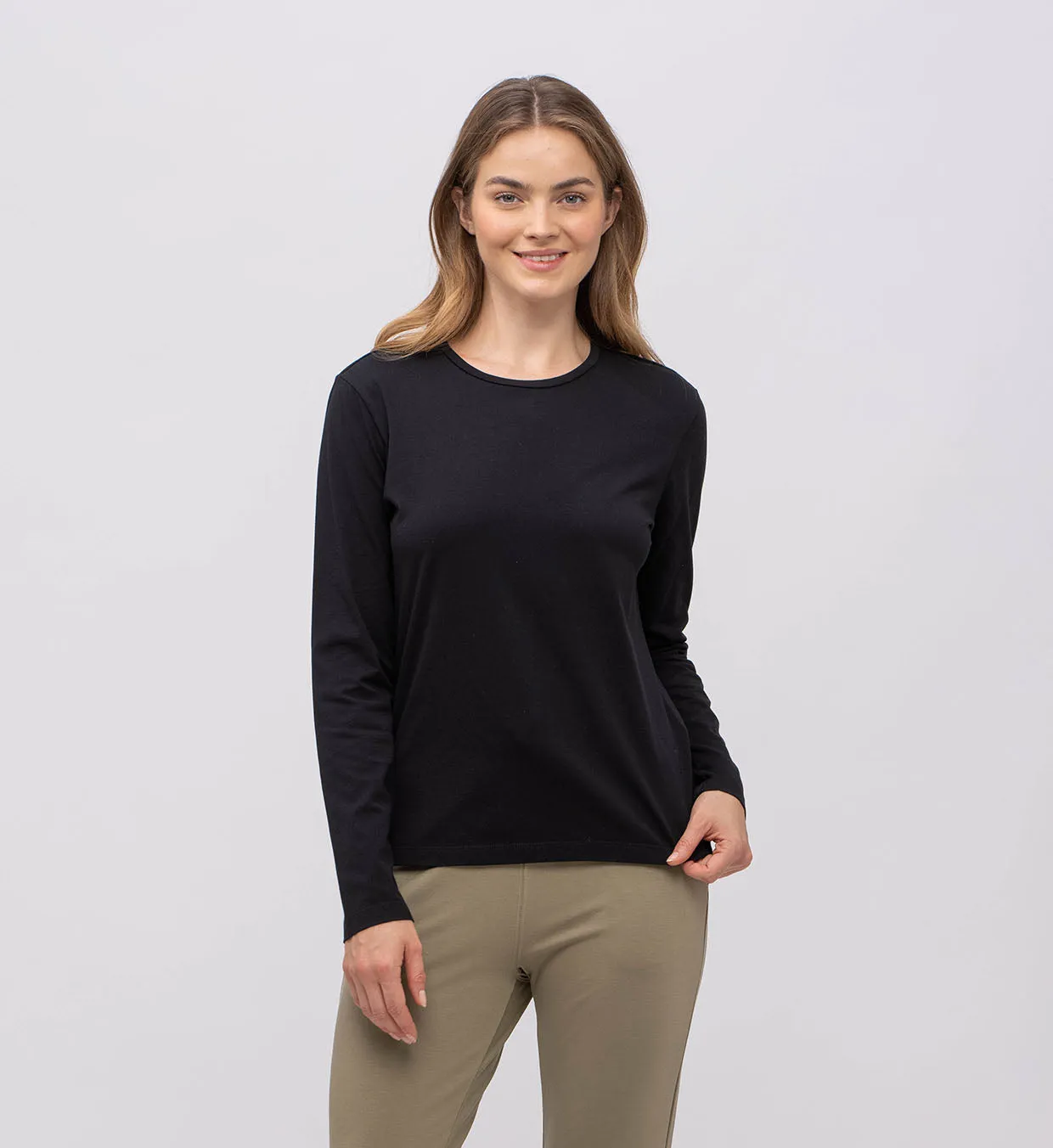 Basic Nicky Long Sleeve Top