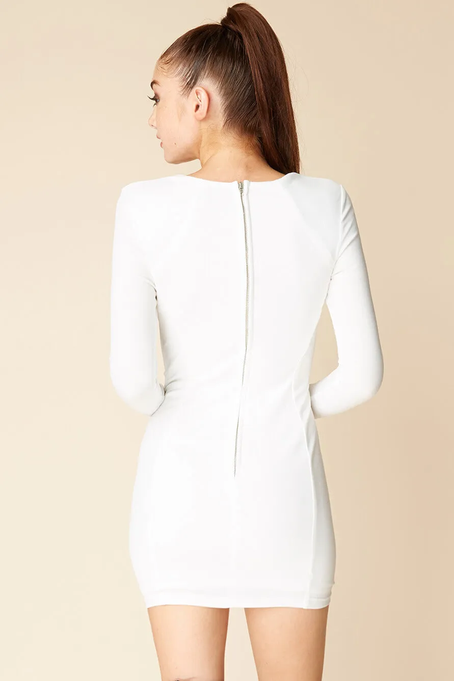 Blake Bodycon Party Dress White