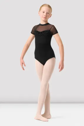 Bloch CL5012 Vine Mock-Neck Keyhole Back Leo