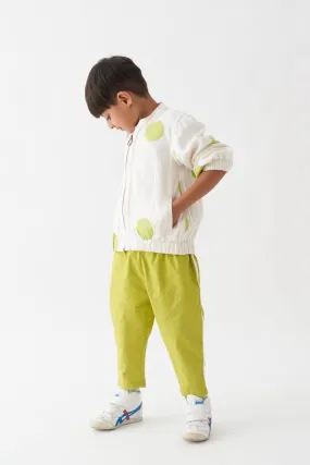 Bomber Jacket Co-ord - Lime