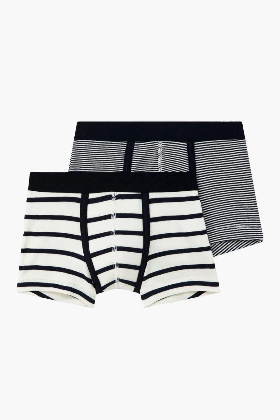 Boys Underwear Petit Bateau 2-Pack Striped Boxers