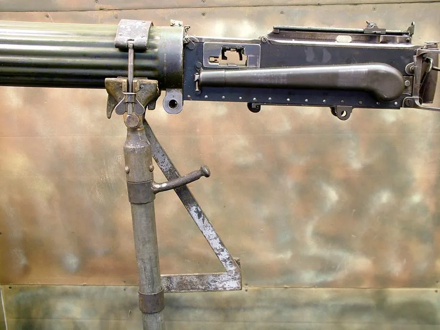 British Vickers MMG Fluted Display Gun & AA Tripod: Dated 1916 (One Only)