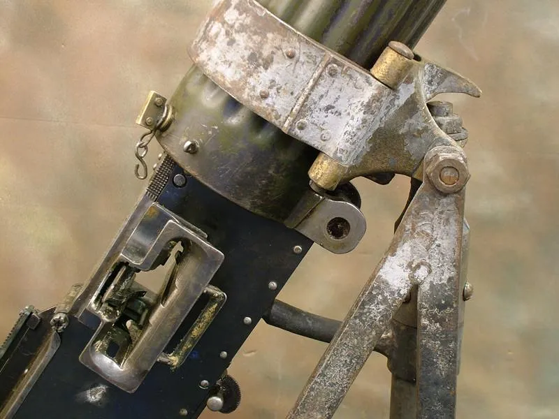 British Vickers MMG Fluted Display Gun & AA Tripod: Dated 1916 (One Only)