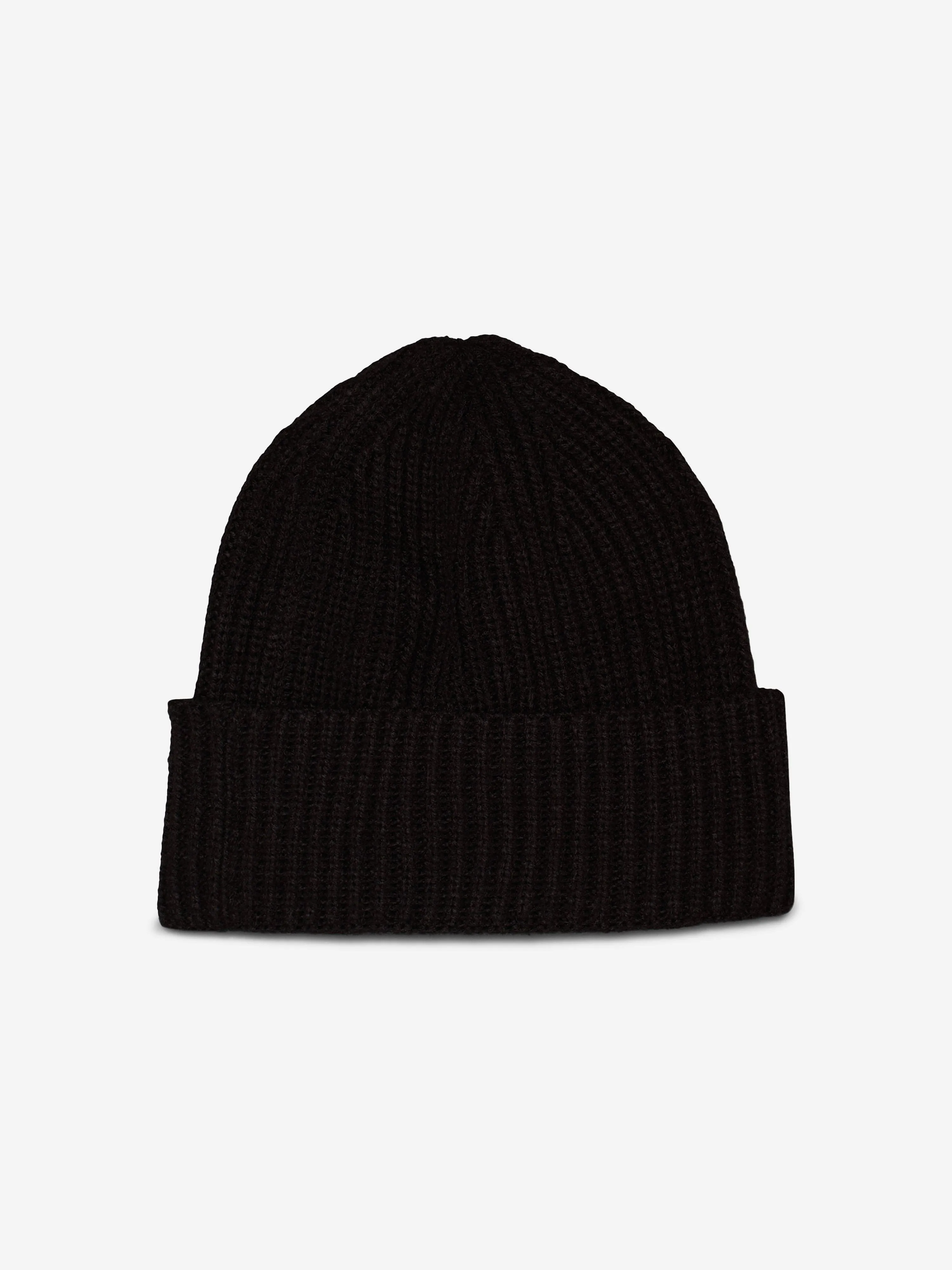 Calvin Klein Kids Monogram Rib Beanie in Black