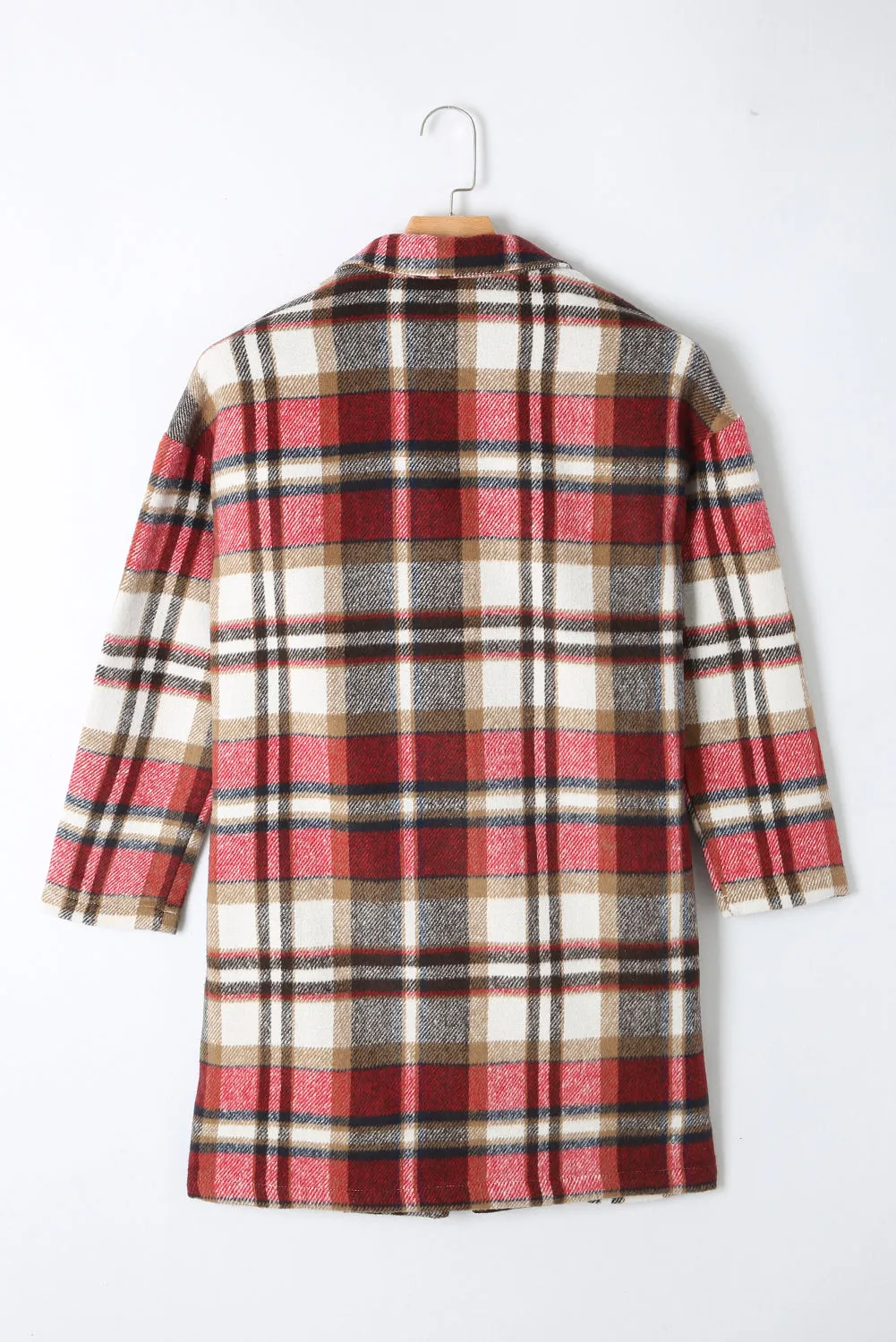 Casual Plaid Coat