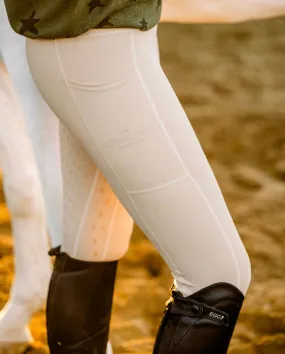 Cavaliere Couture The Oxer Show Riding Tights (Beige)