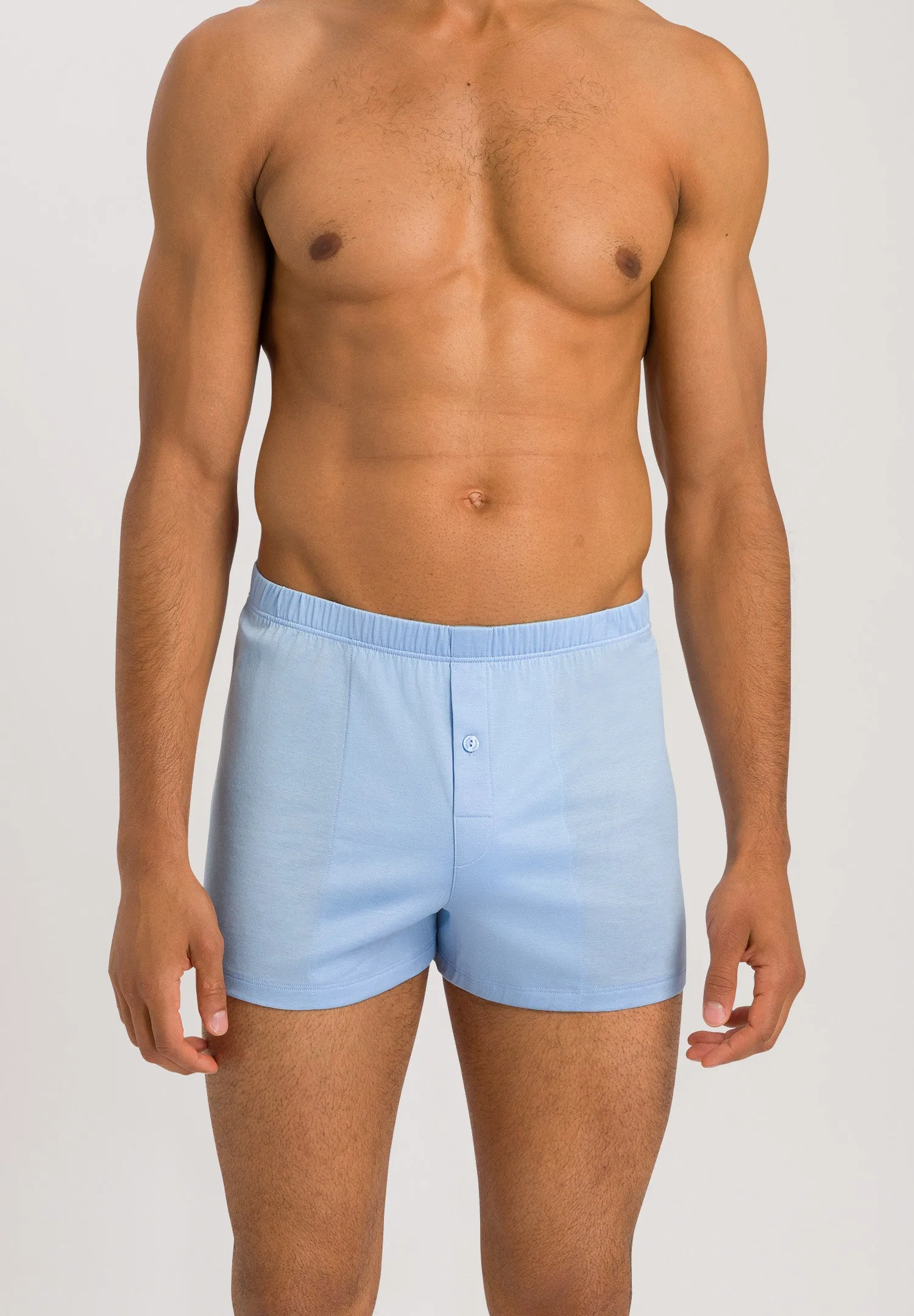 Cotton Sporty Cotton Knit Boxer With Button Fly | Placid Blue 73505-2531