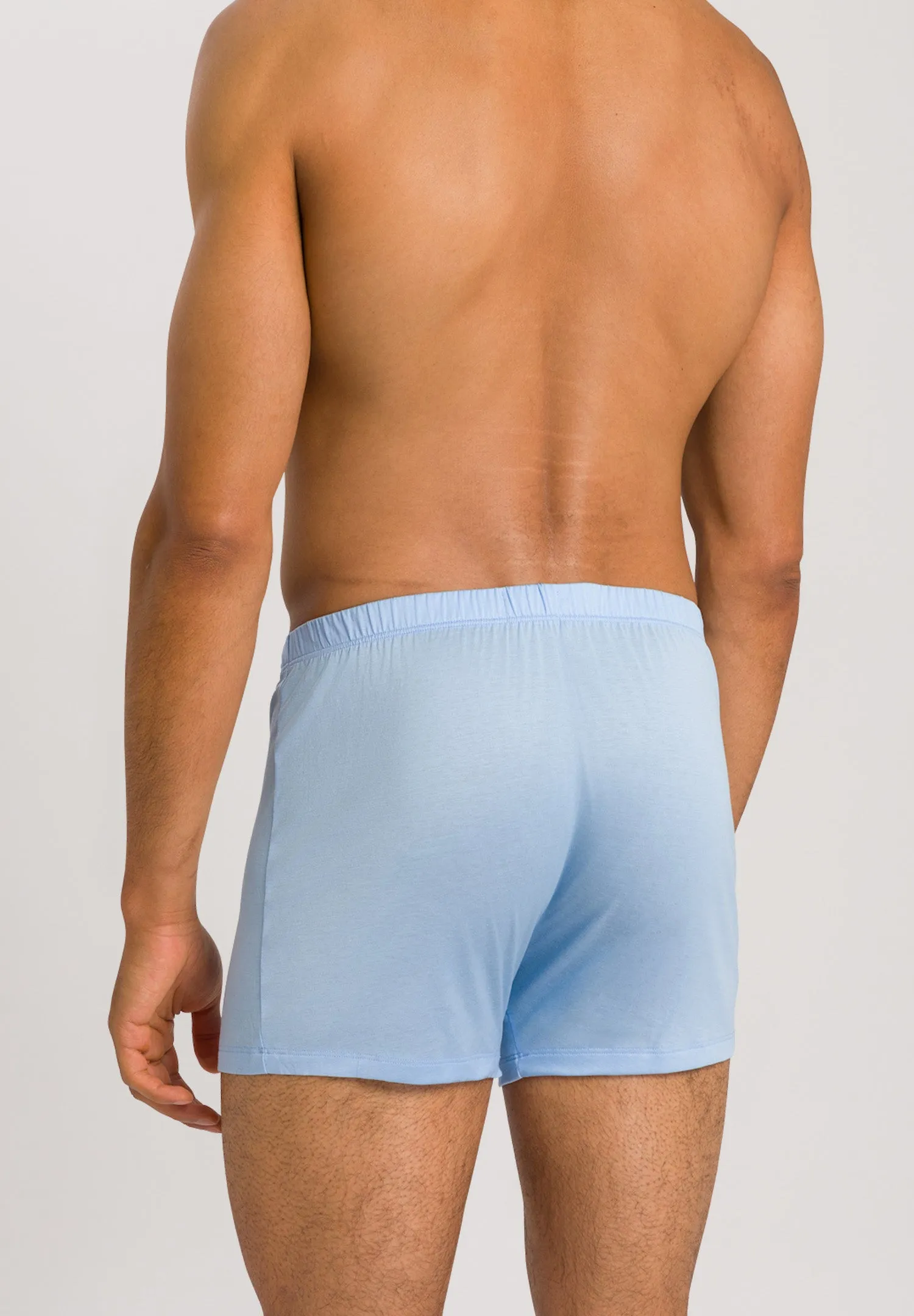 Cotton Sporty Cotton Knit Boxer With Button Fly | Placid Blue 73505-2531