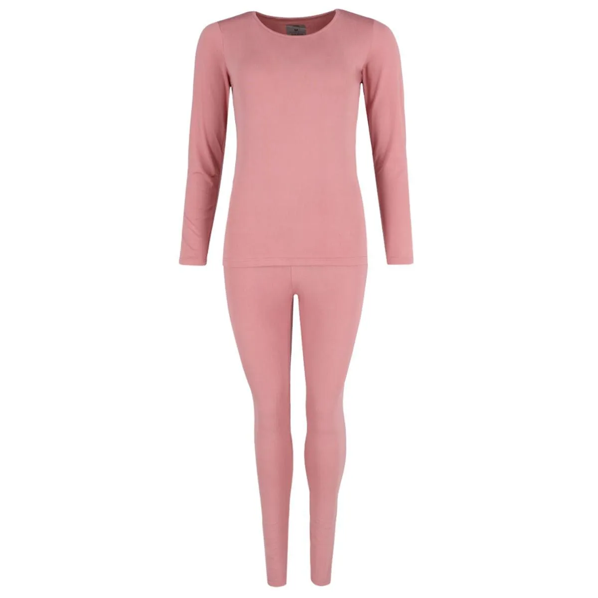 CTM® Women's Thermal Underwear Long Sleeve and Pant Set