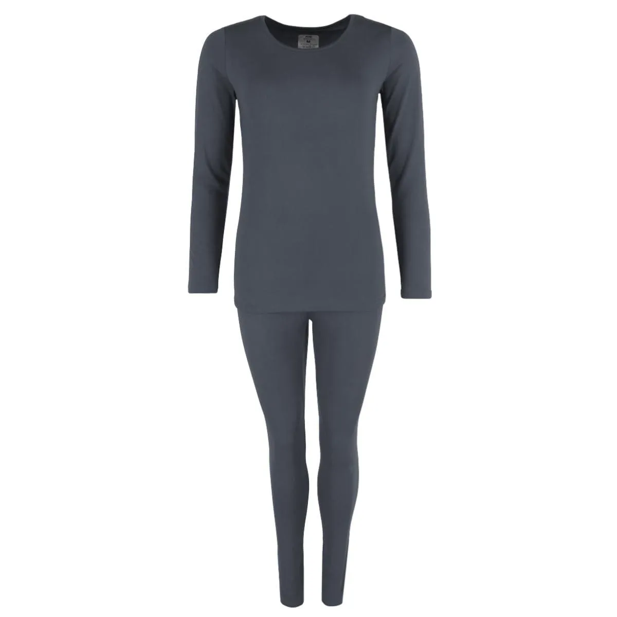 CTM® Women's Thermal Underwear Long Sleeve and Pant Set