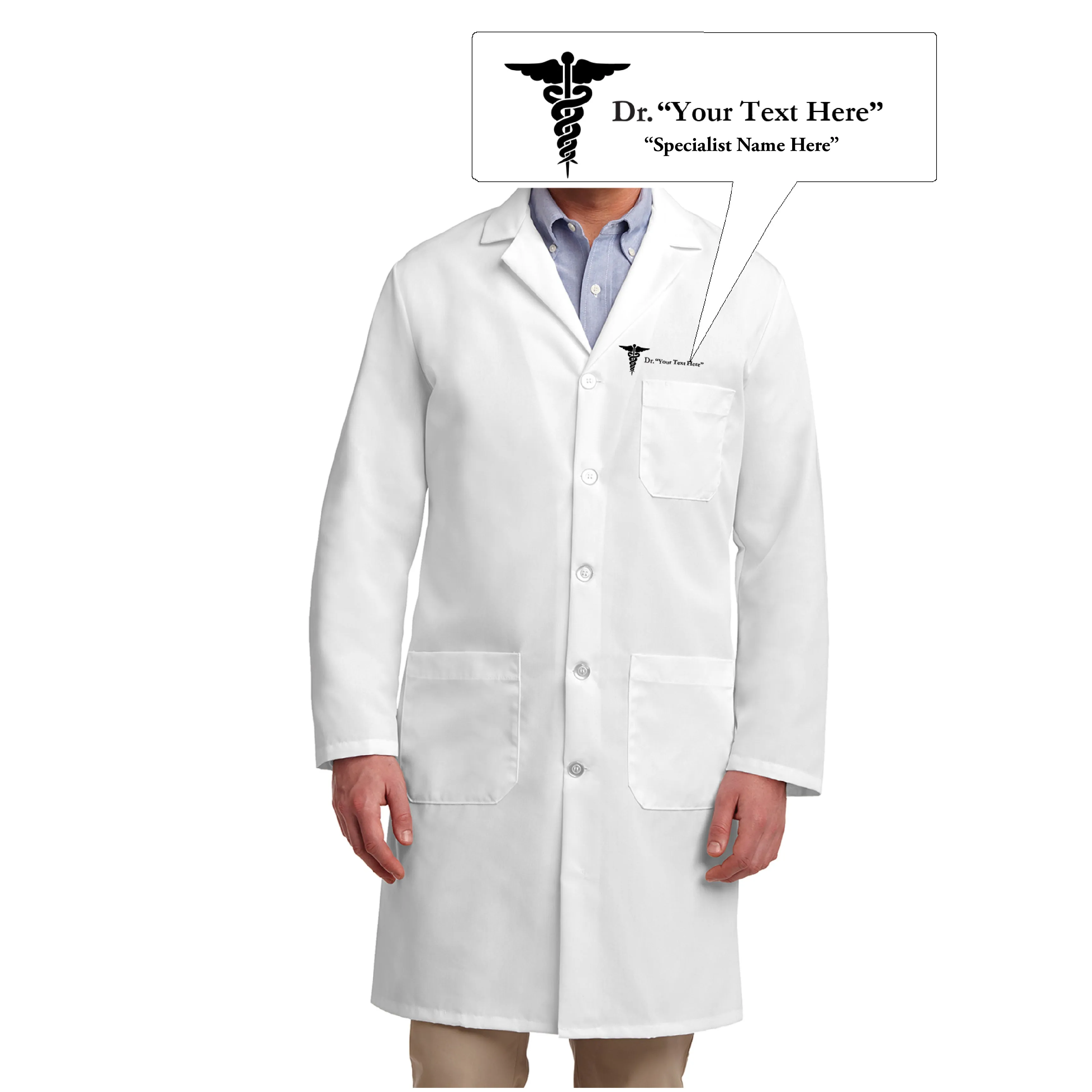 Custom Personalized Dr. Lab Coat Costume