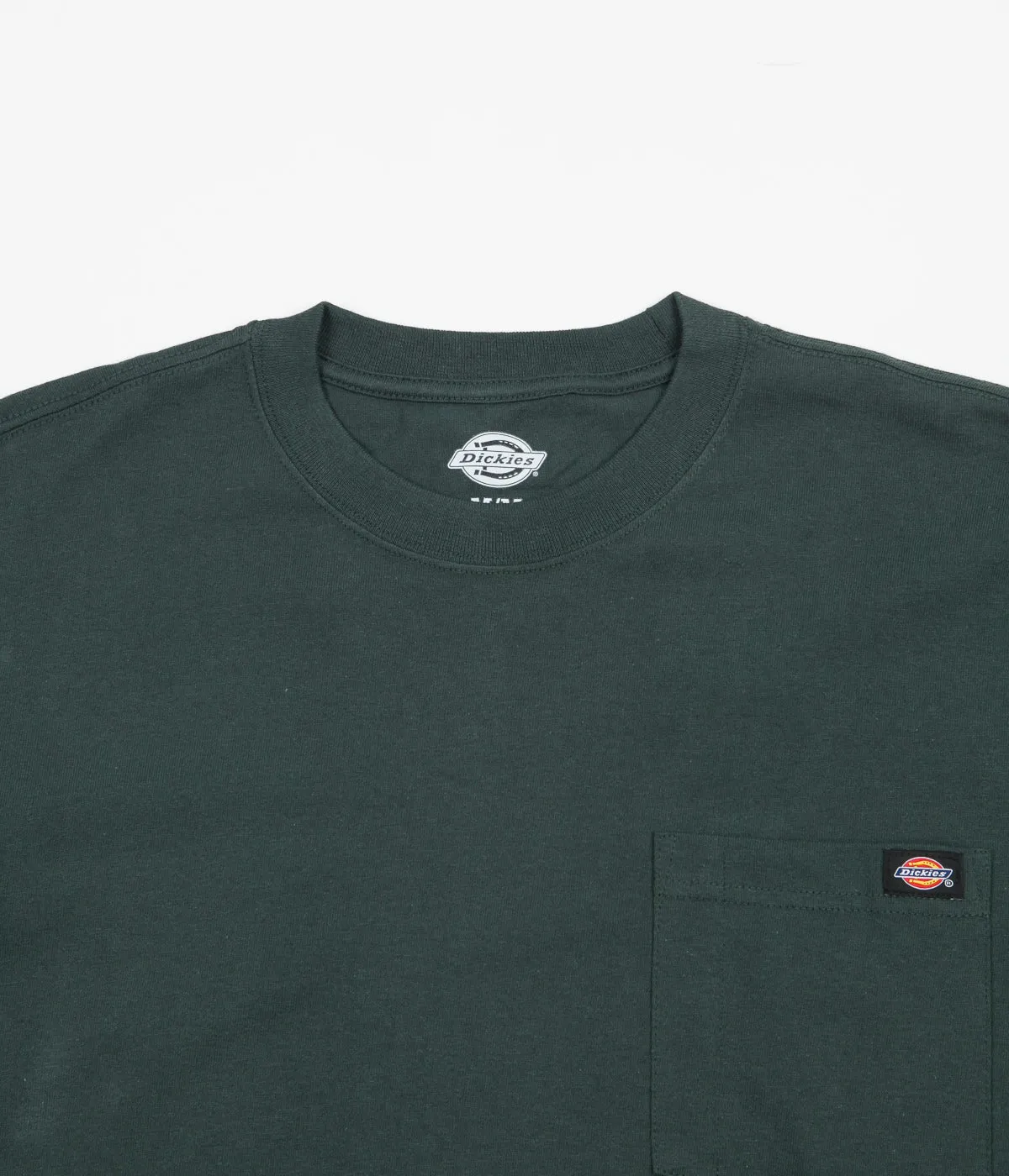 Dickies Long Sleeve Pocket T-Shirt - Hunter Green