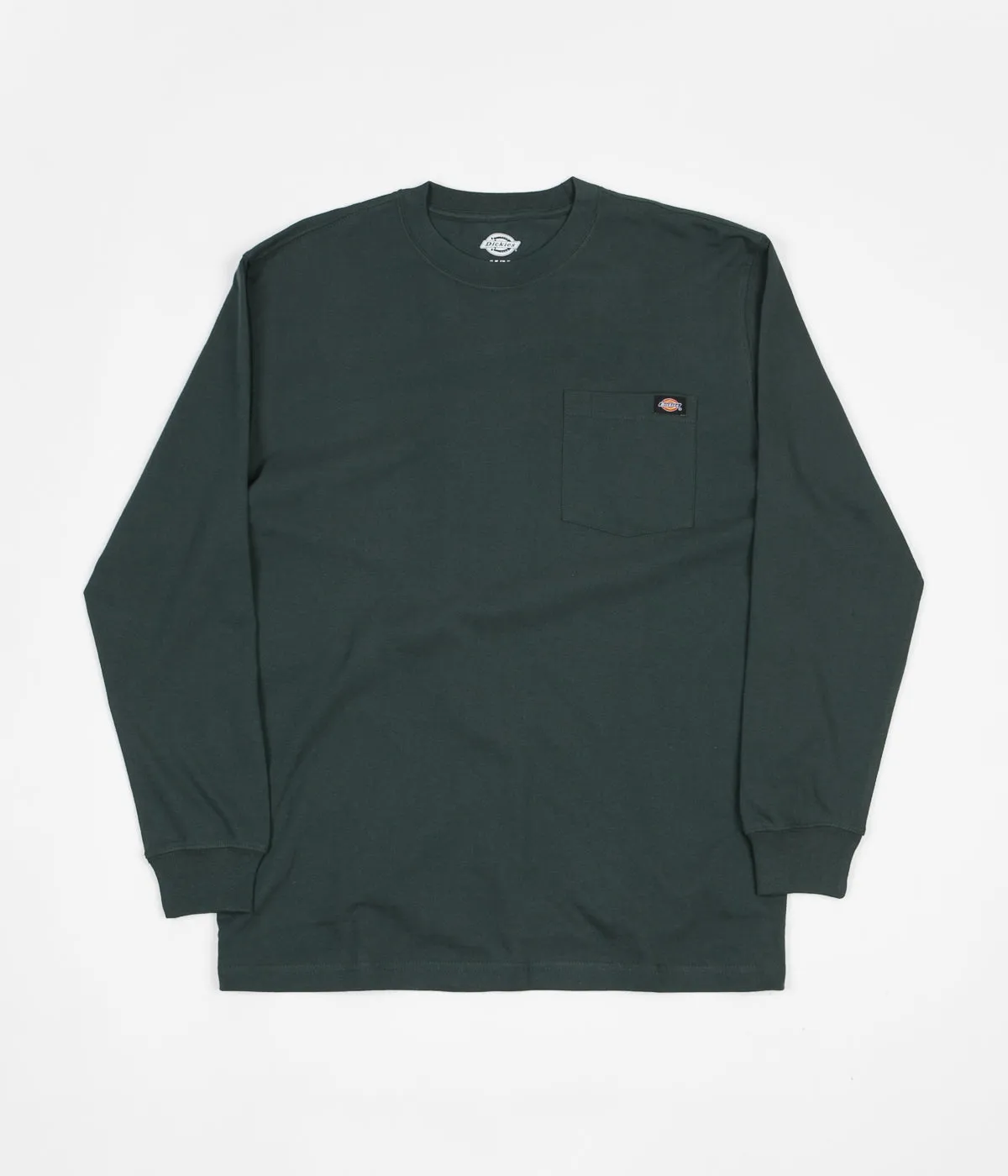 Dickies Long Sleeve Pocket T-Shirt - Hunter Green