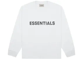 ESSENTIALS FOG 3D SILICON LONG SLEEVE WHITE