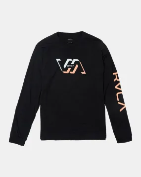 Facets Long Sleeve Tee - Black