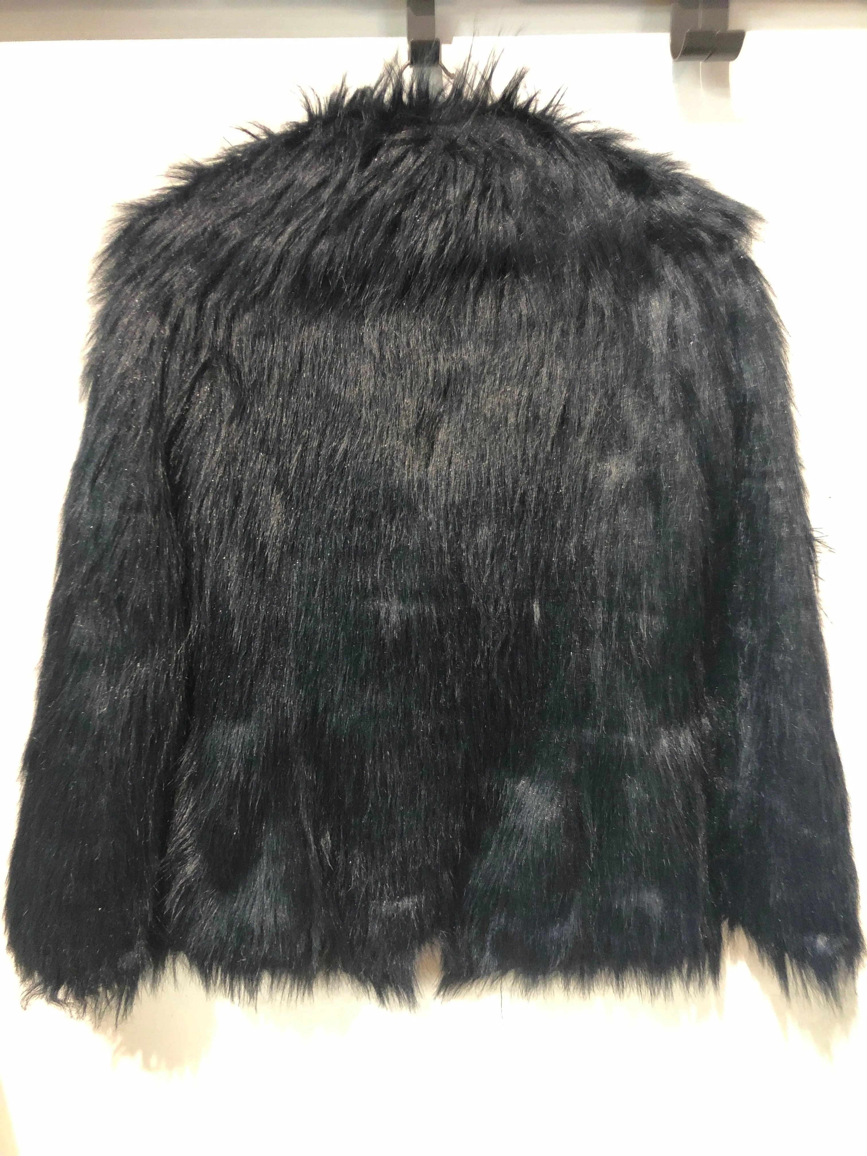 Feraud Faux Fur Jacket Black. UK Size 10