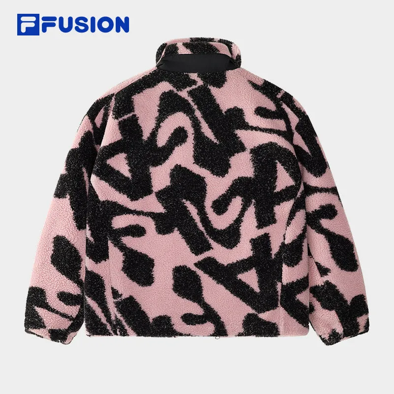 FILA FUSION CROSS OVER FILA FUSION X P.A.M DOWN TO EARTH Unisex Knit Jacket (Pink)