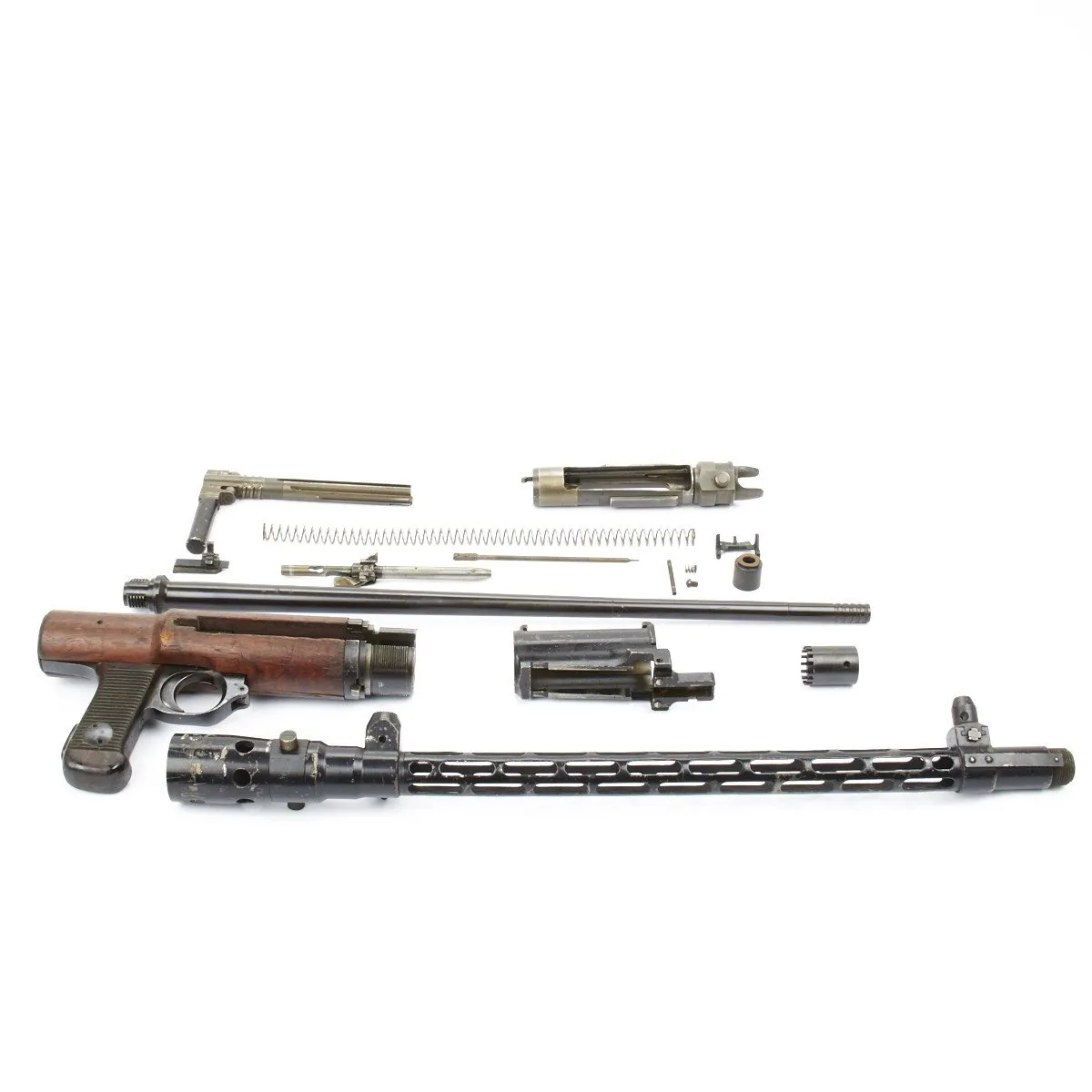 German MG 15 Air Cooled Parts Set with Wood Action Cover