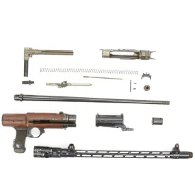 German MG 15 Air Cooled Parts Set with Wood Action Cover