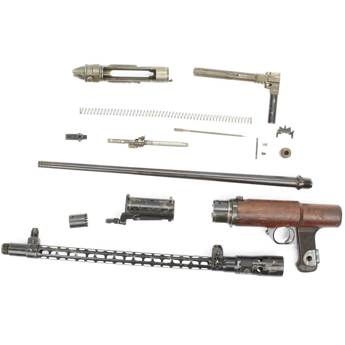 German MG 15 Air Cooled Parts Set with Wood Action Cover