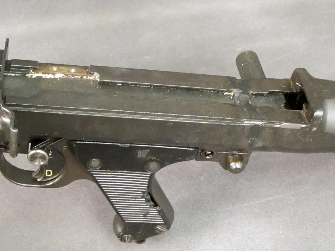 German MG 34 Display Machine Gun with Bakelite Stock & Partially Matched Serial Numbers