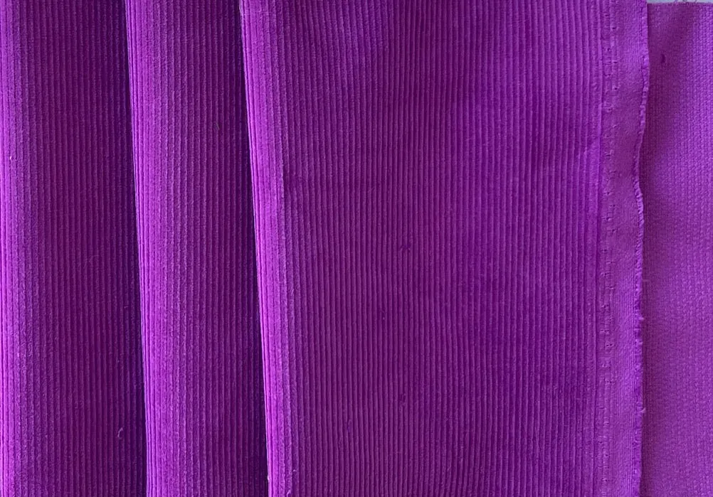 Gorgeous Lucid Fuchsia Pinwale Cotton Corduroy (Made in Italy)