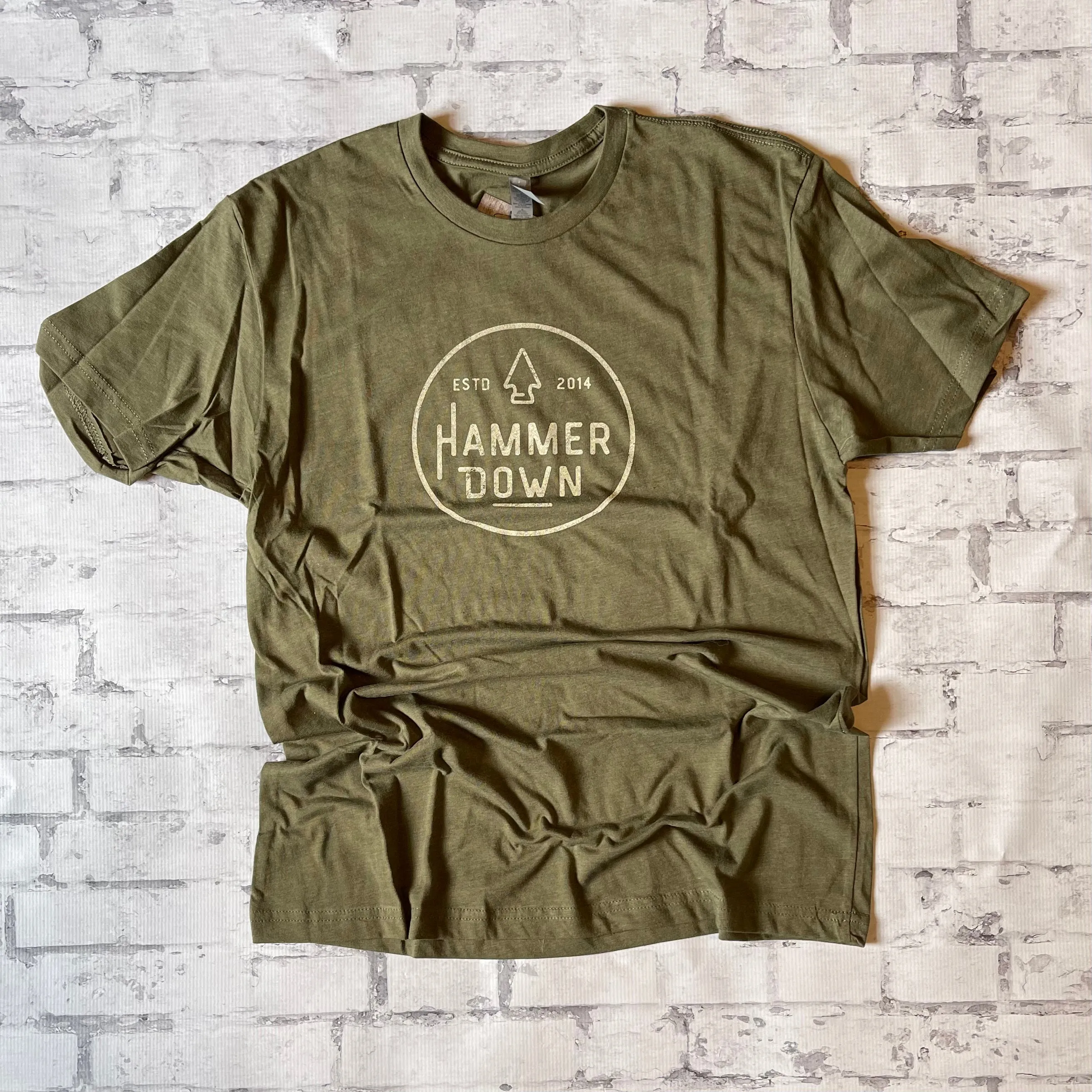 Hammer Down "Arrowhead" Short Sleeve T-shirt - Military