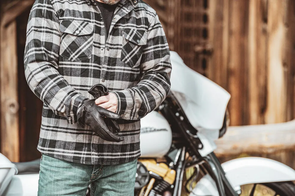 Highway 21 Marksman Protective Flannel Motorcycle Shirt