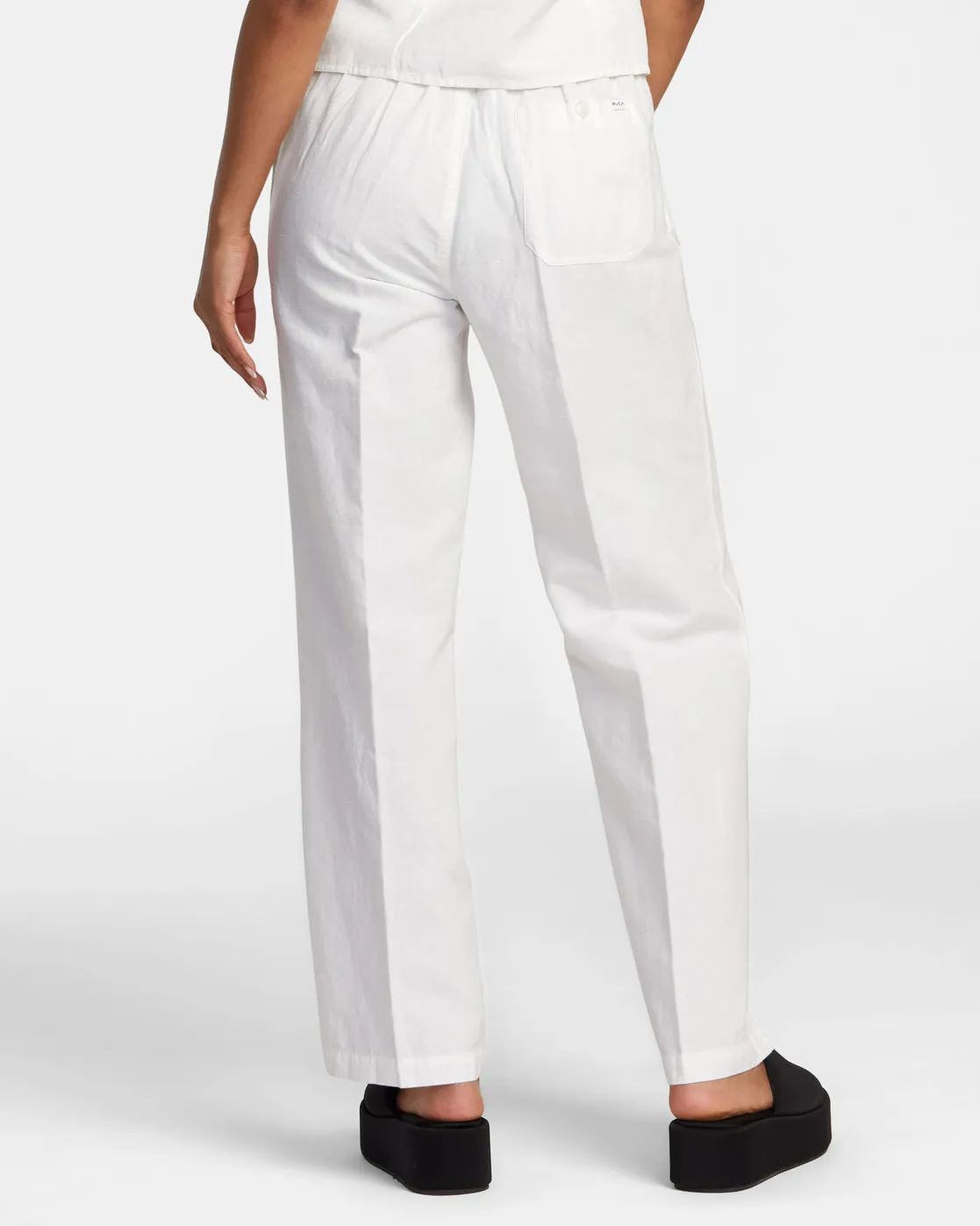 Hudson Wide Leg Pants - Whisper White