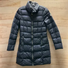 Jacket Puffer & Quilted By Michael By Michael Kors In Navy, Size: S