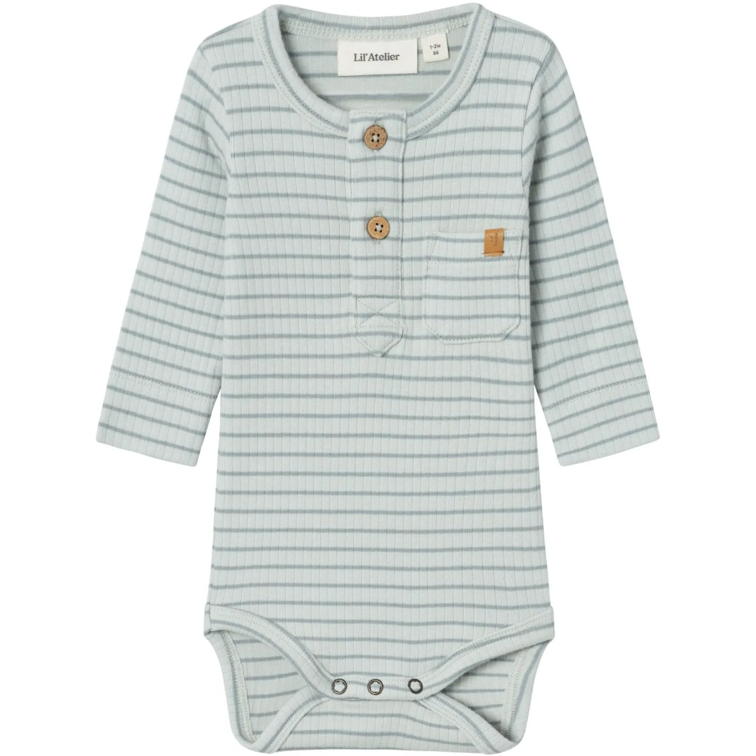 Lil'Atelier Sky Gray Stripe Gio Bon Slim Body