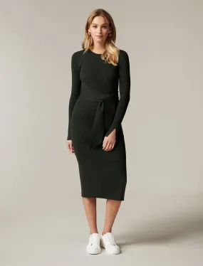 Lottie Crew Neck Column Knit Dress