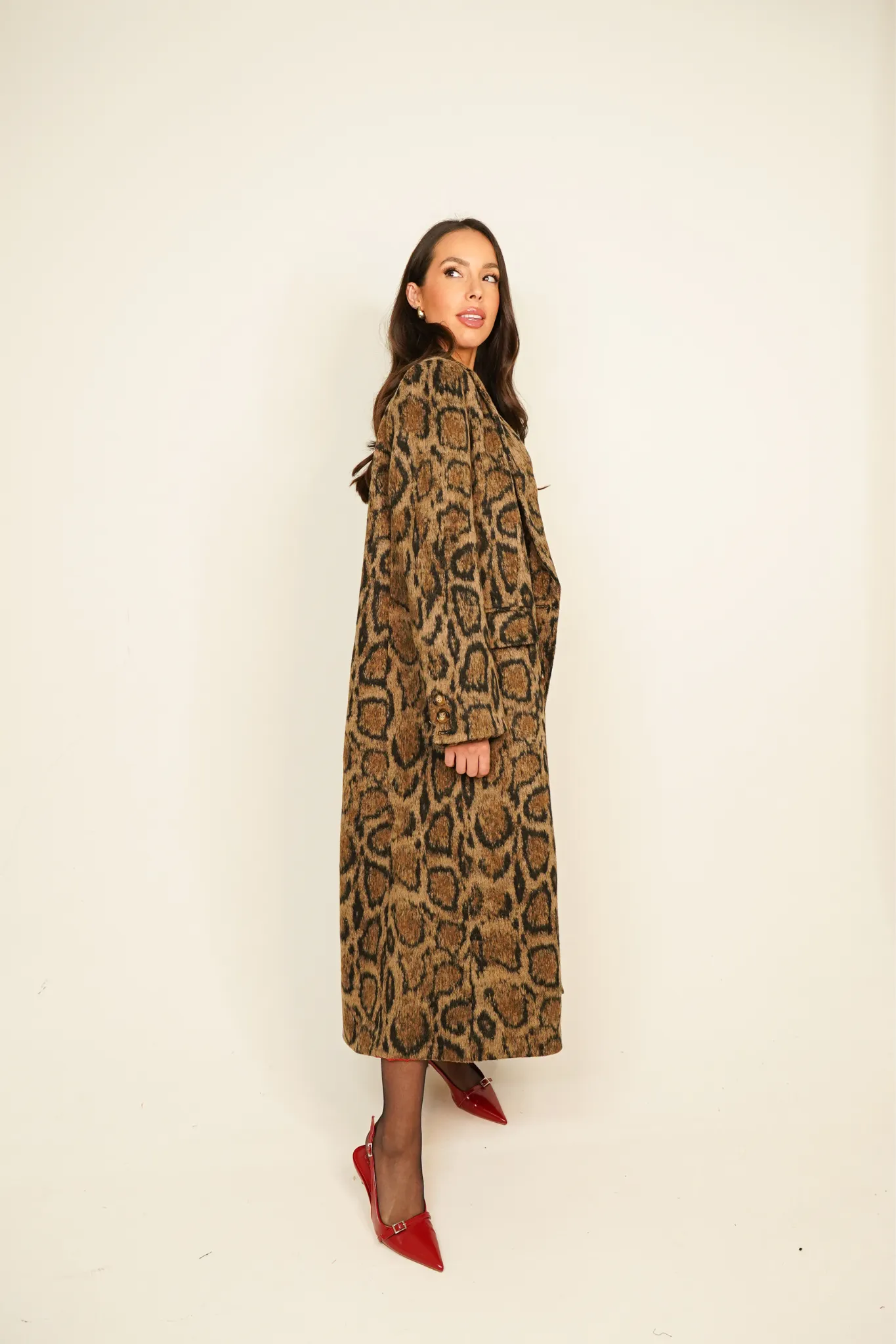 Love Laura Limited Edition Coat In Leopard