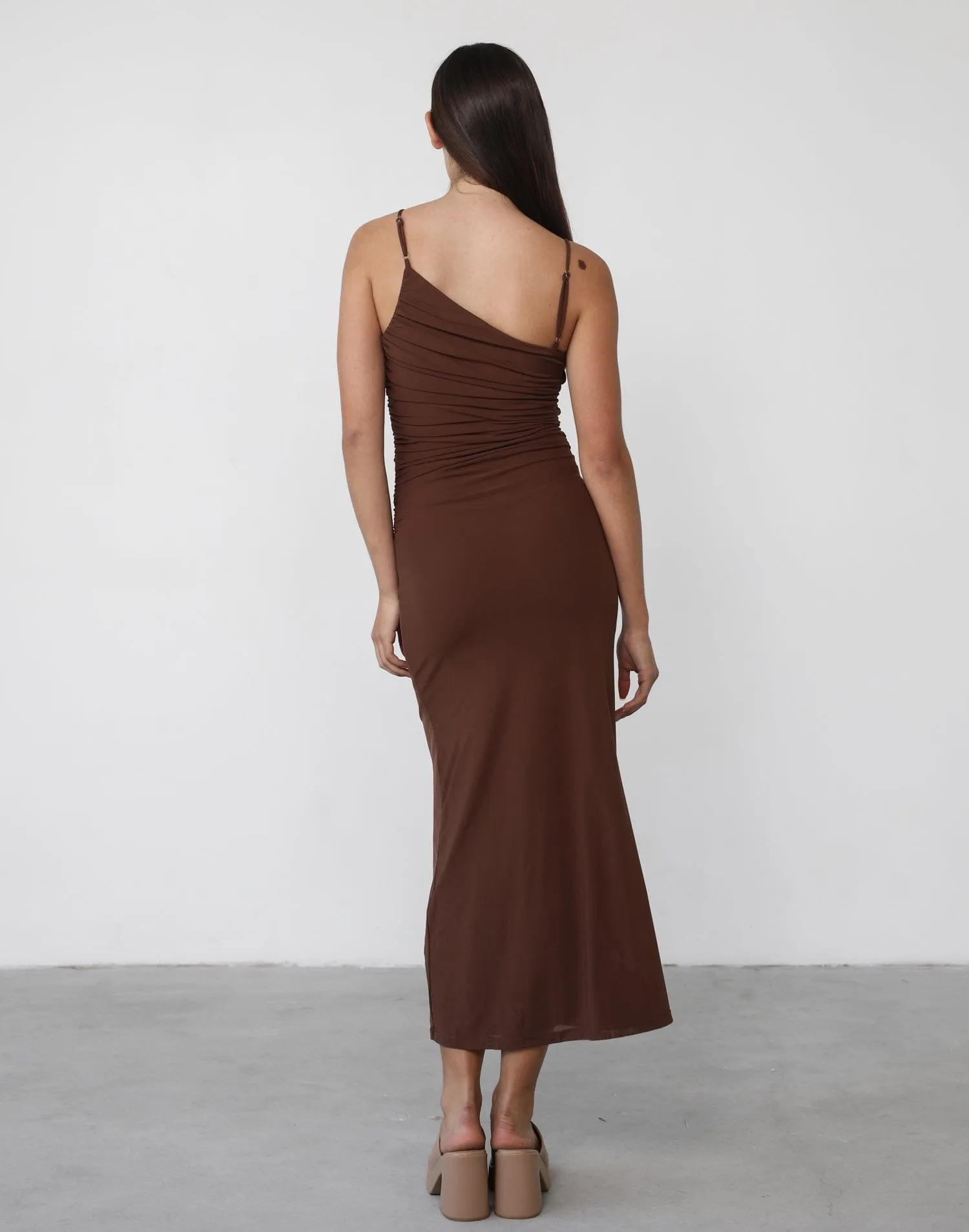 Luciana Maxi Dress (Brown)