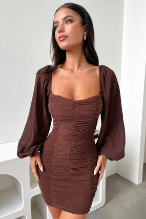 Martini Dress - Brown