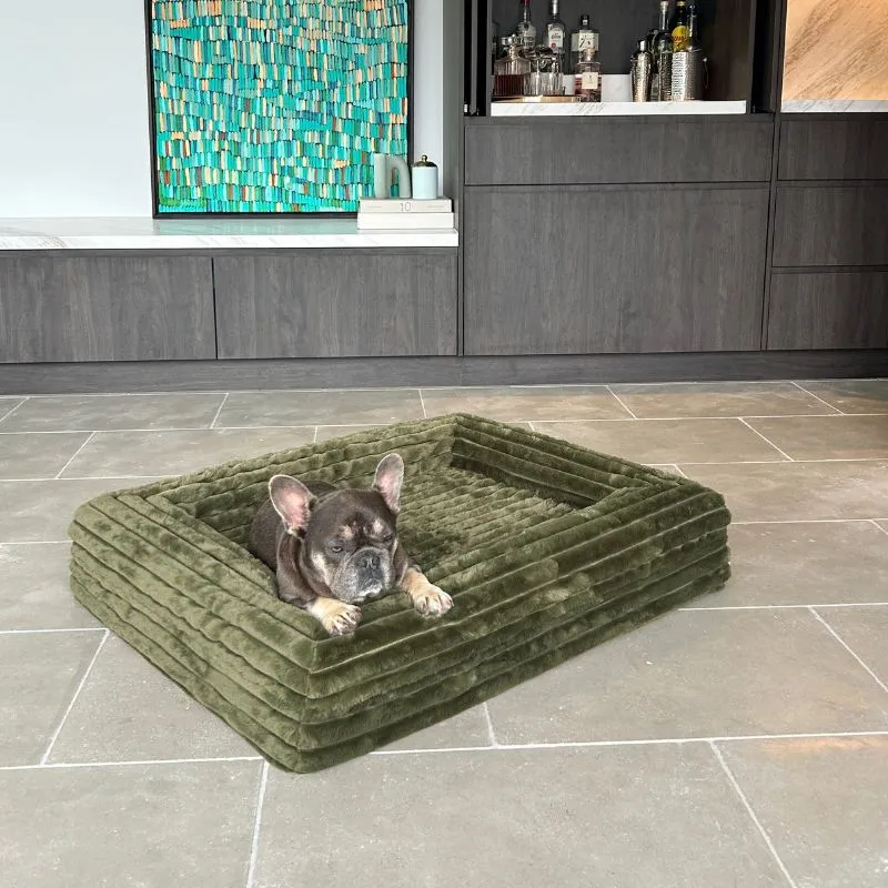 Memory Foam Dog Bed - Puffer Fern