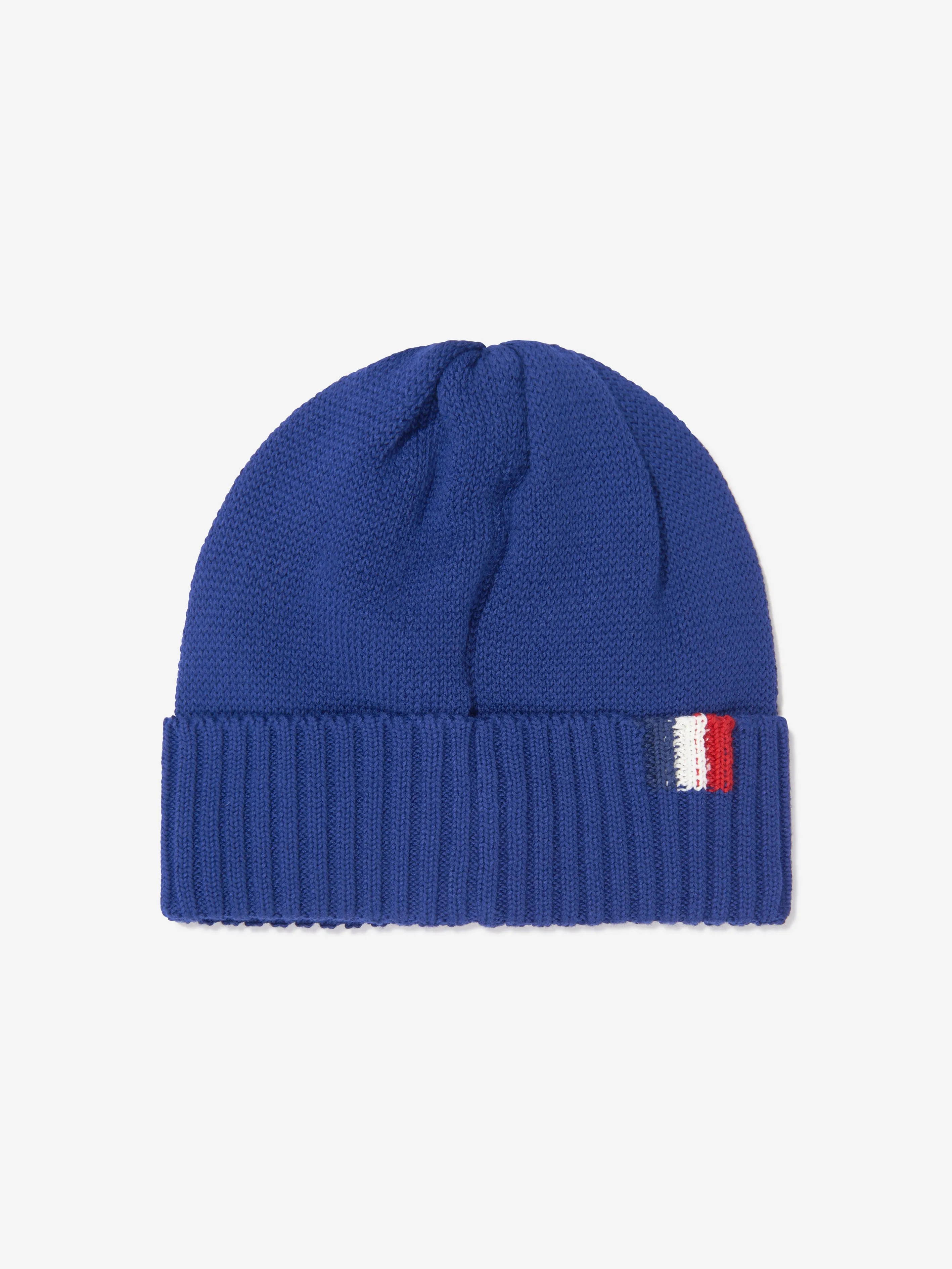 Moncler Enfant Boys Beanie Hat in Blue