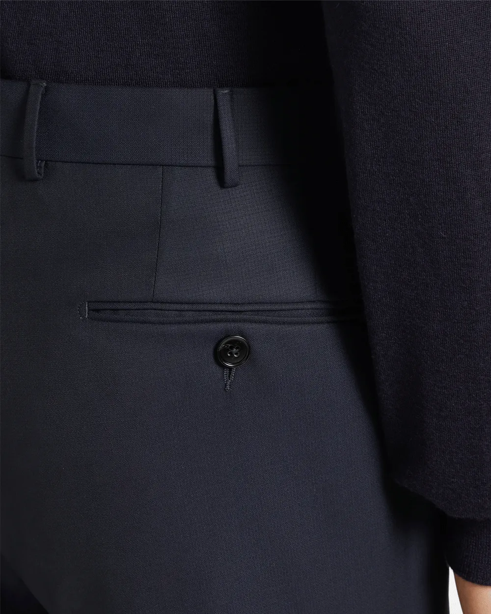 Navy 15MilMil15 Wool Dress Trouser