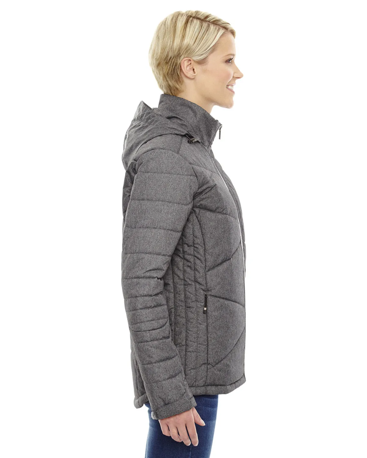 North End 78698 Ladies' Avant Tech Mlange Insulated Jacket with Heat Reflect Technology